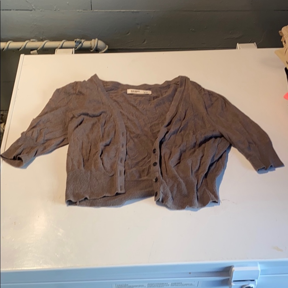 Old navy cropped cardigan sweater